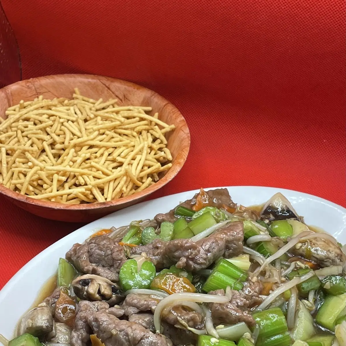 beef chop suey 牛肉炒杂碎